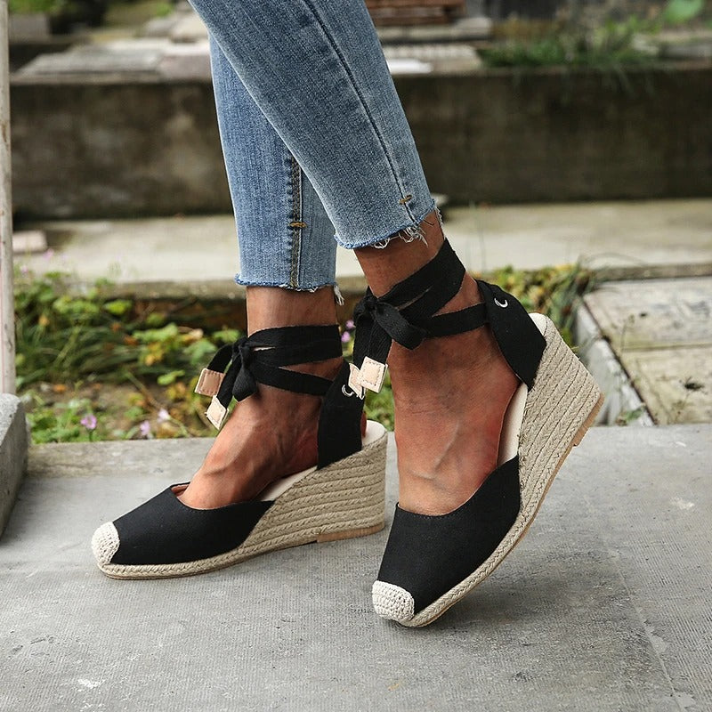 Damen Sandalen Heidi Stil Sommer