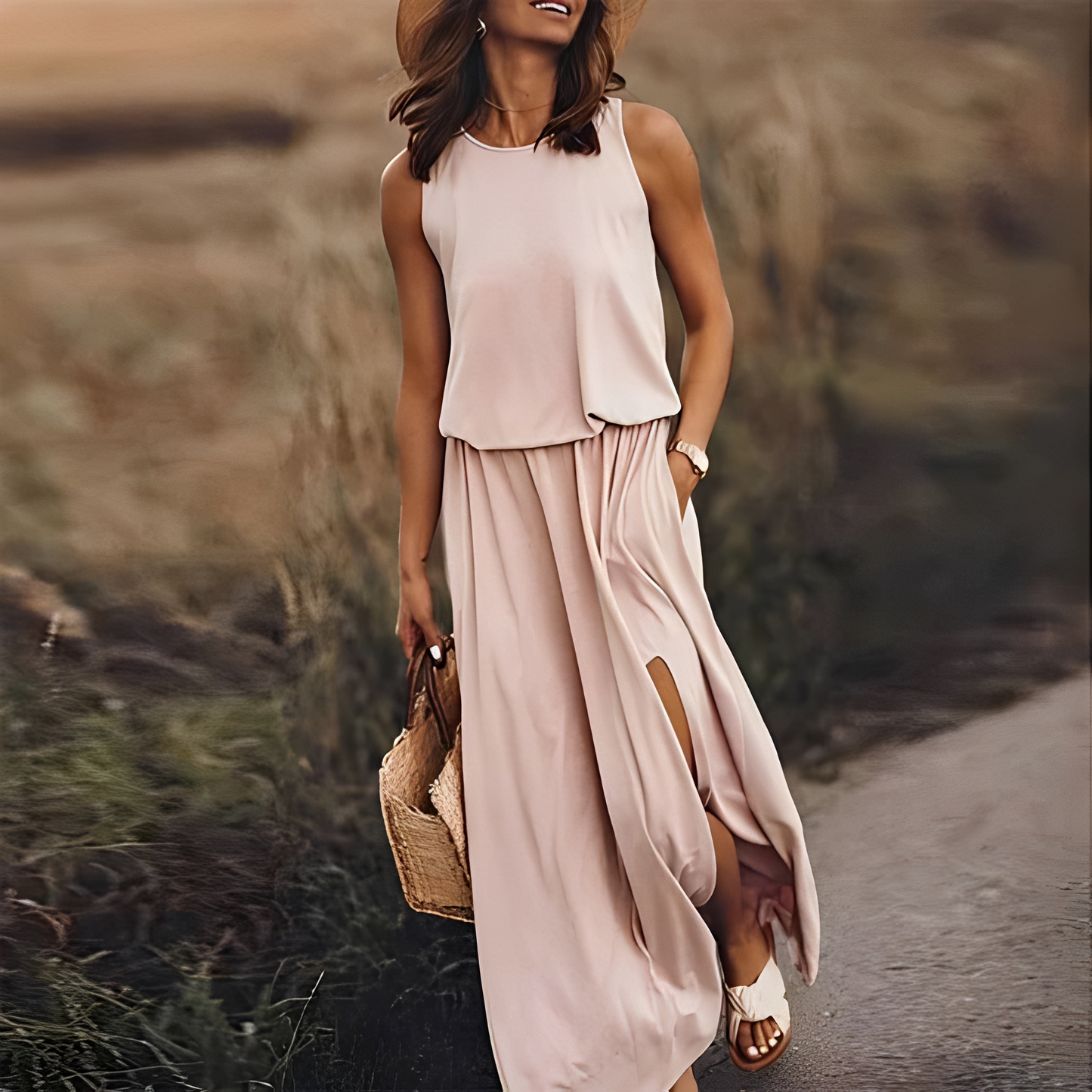 Sommerkleid Damen Stilvoll Elegantes Kleid - BerlinGlamour