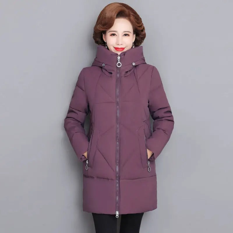 MODEGEIST Damen Winter Daunenjacke: Warme Jacke
