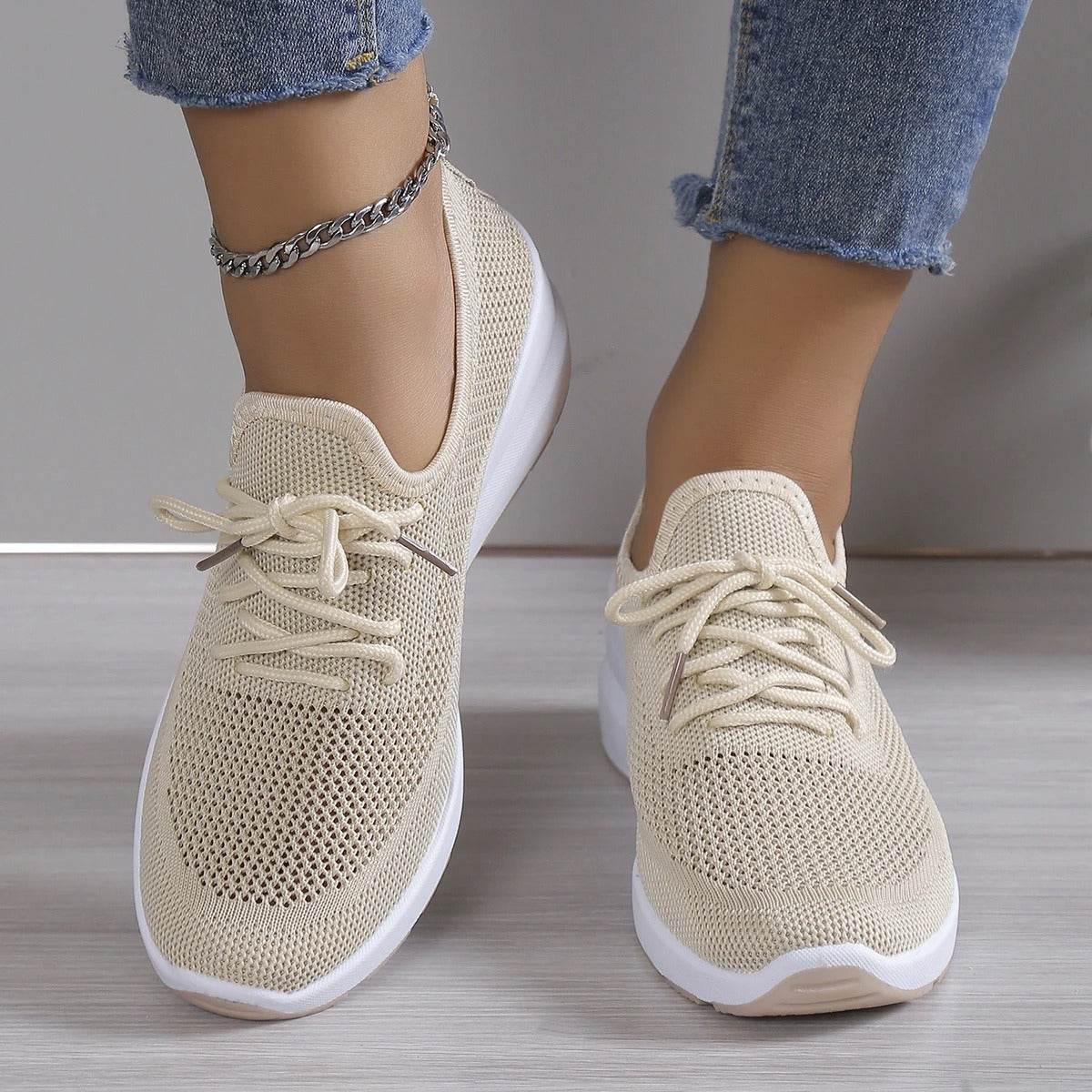 Damen Sneaker Bequem Laufschuhe Sportlich - BerlinGlamour