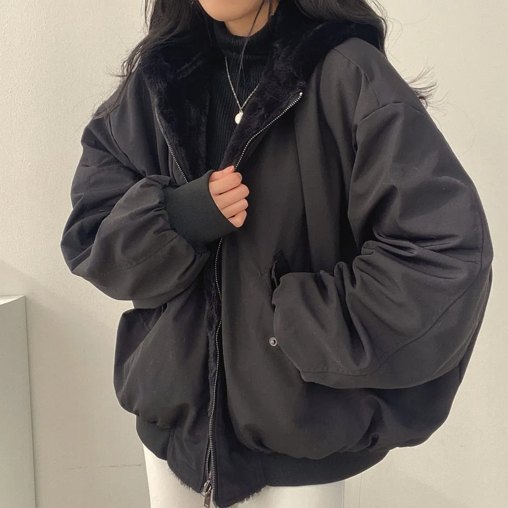 Stilvolle, warme Damen-Winterjacke von Xendria