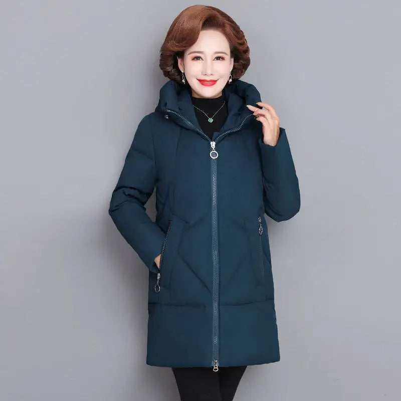 MODEGEIST Damen Winter Daunenjacke: Warme Jacke
