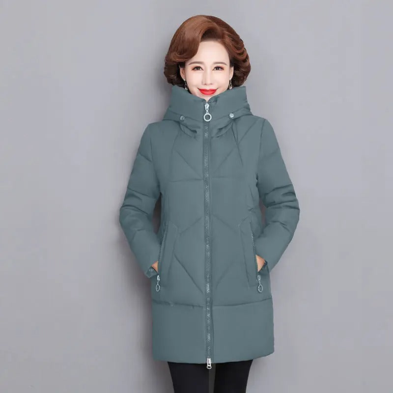 MODEGEIST Damen Winter Daunenjacke: Warme Jacke