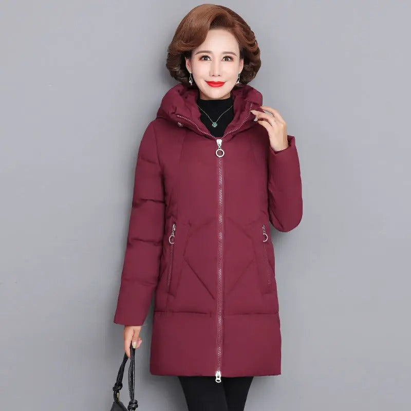 MODEGEIST Damen Winter Daunenjacke: Warme Jacke
