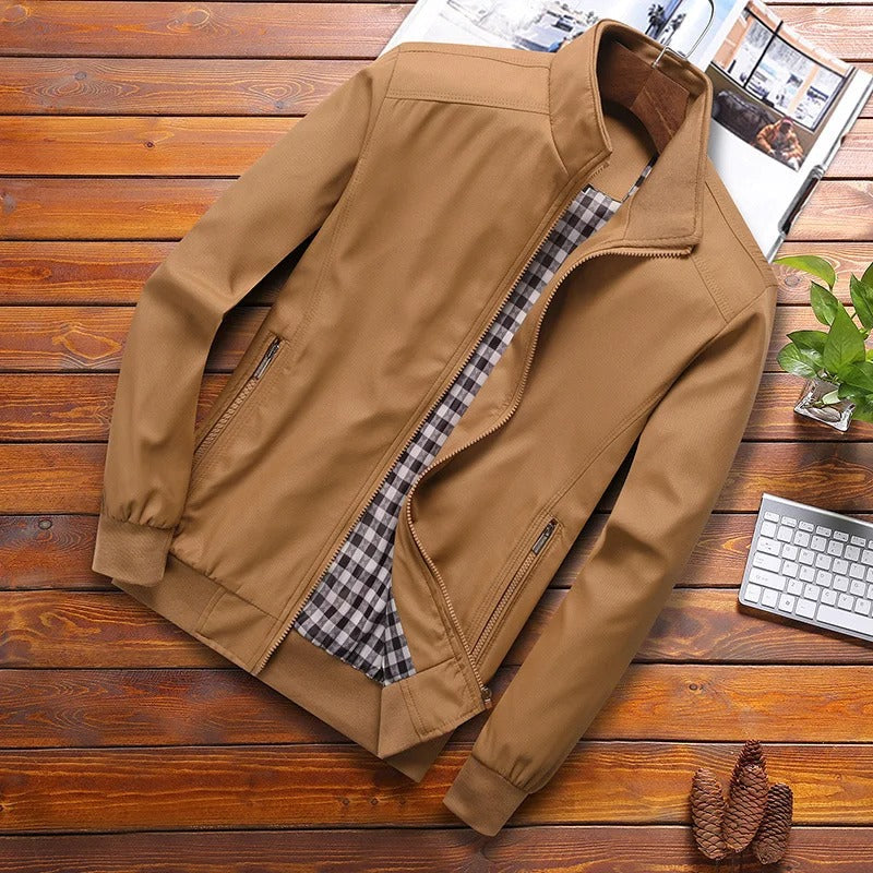 Herren Sommerjacke Winddicht Stilvoll Slim Fit