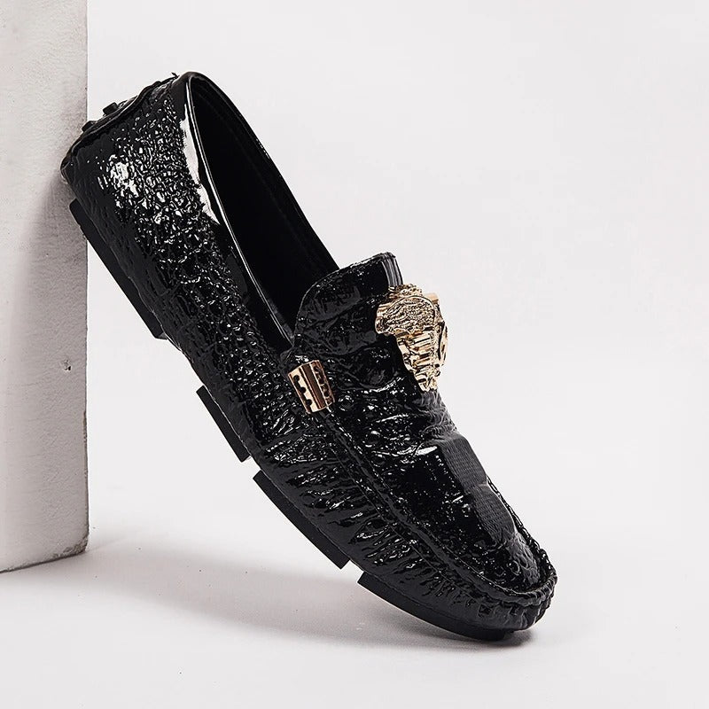 Herren Lederschuhe Elegante Schwarze Schuhe