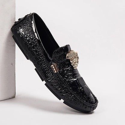 Herren Lederschuhe Elegante Schwarze Schuhe
