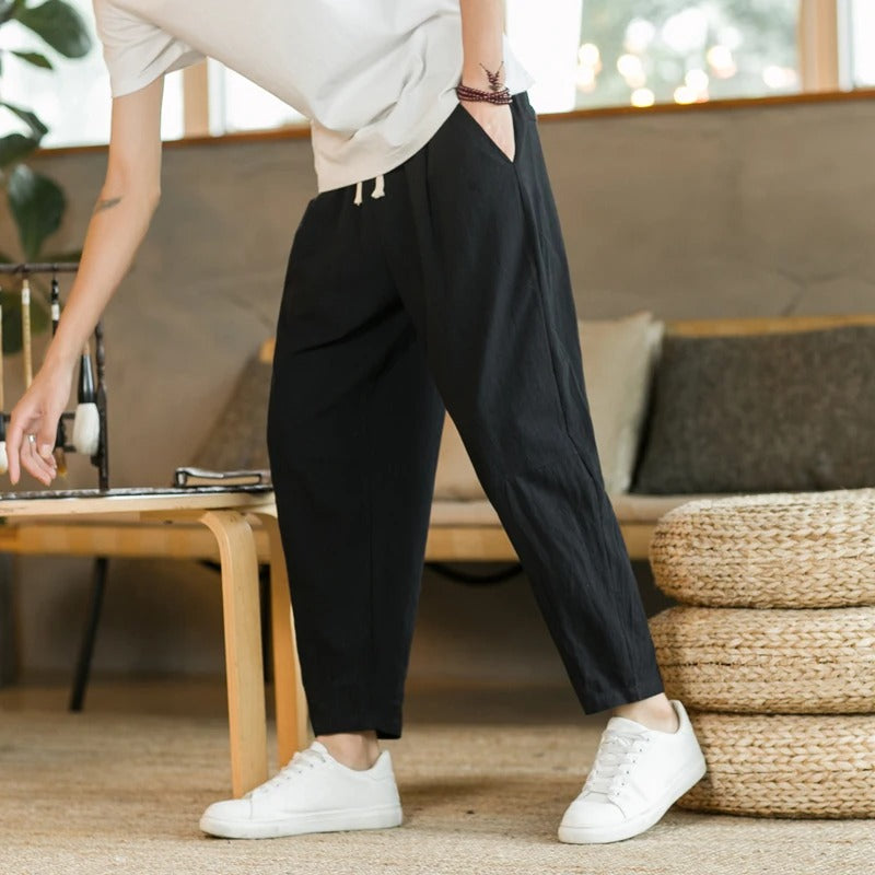 Leinenhose Rens Bequem Sommer