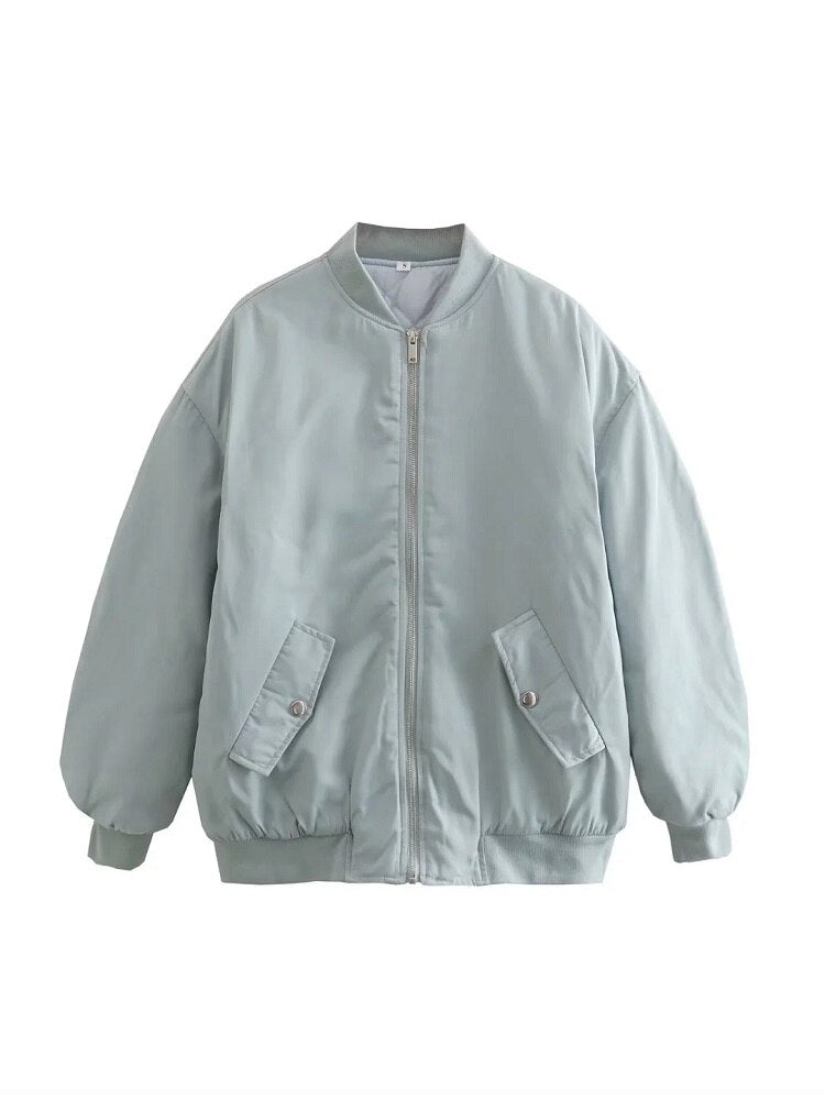 Bomberjacke Damen Leder Imirana Elegant
