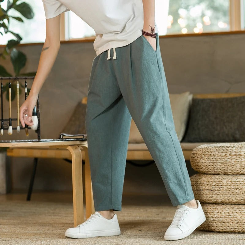 Leinenhose Rens Bequem Sommer