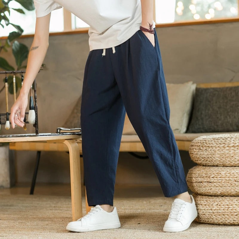 Leinenhose Rens Bequem Sommer