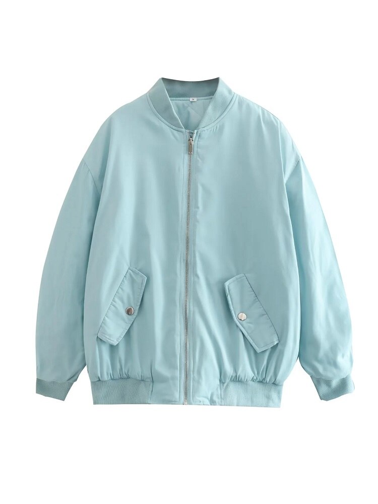 Bomberjacke Damen Leder Imirana Elegant