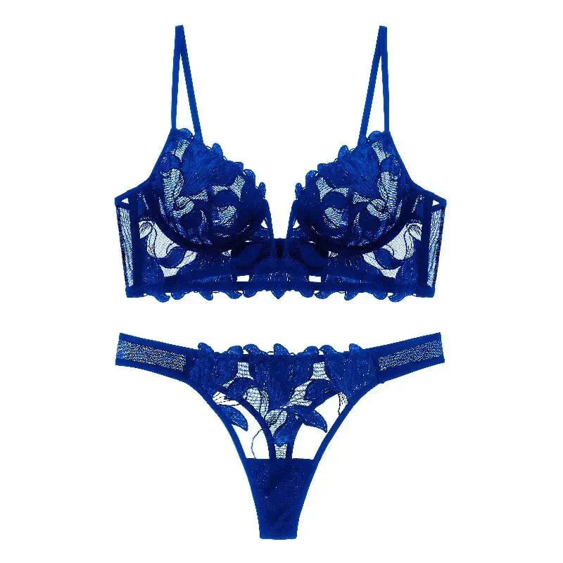 Elegantes Spitzen-Dessous-Set Französisch Luxus