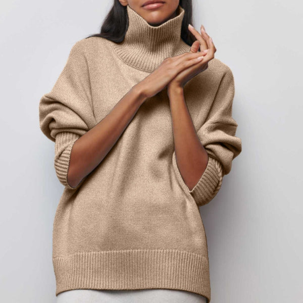 Damenshirt Jasmina: Eleganter Rollkragenpullover