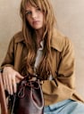 Klassischer Trenchcoat Damen Gingham Fütterung Elegant