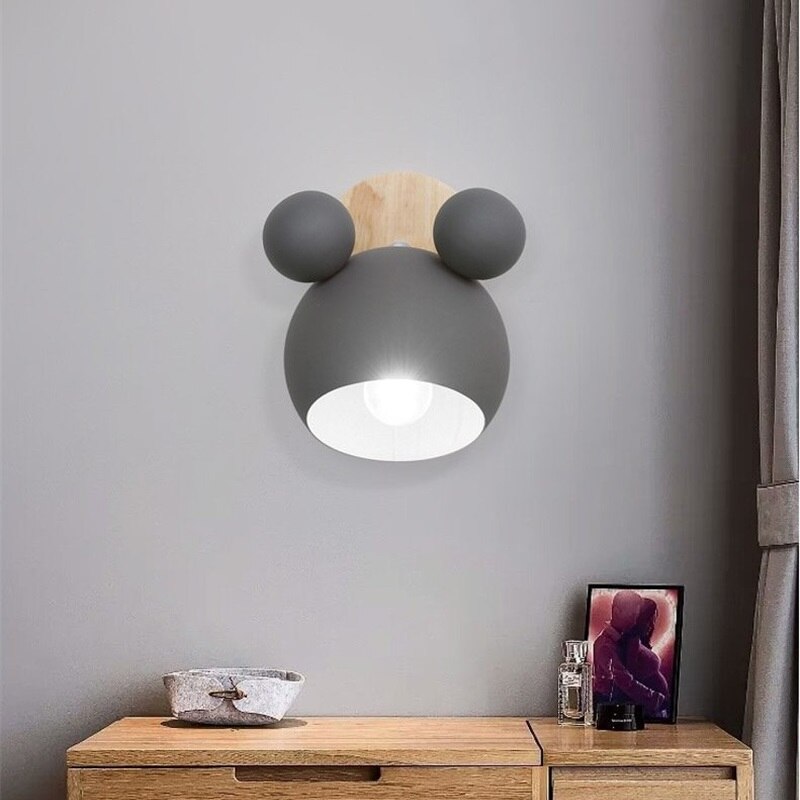 Skandinavische LED Wandlampe Kinderzimmer Modern