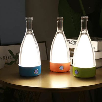 LED Flaschenlampe Wiederaufladbar Design Tischleuchte