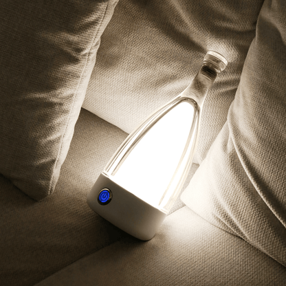 LED Flaschenlampe Wiederaufladbar Design Tischleuchte