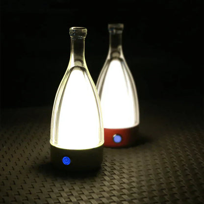LED Flaschenlampe Wiederaufladbar Design Tischleuchte