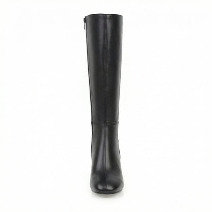 Damen Stiefel Warm Bequem Lang Schick
