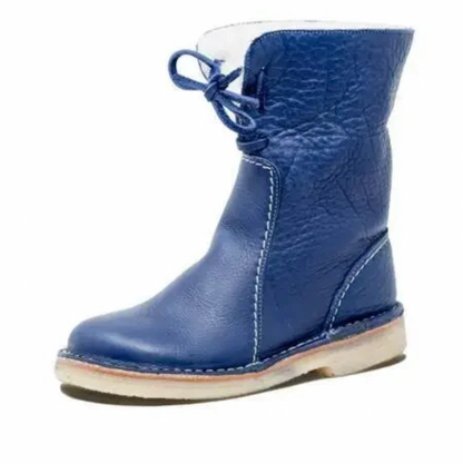 Molly warme Lederstiefel für Schnee