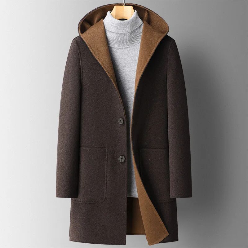 Herren Winterjacke mit Kapuze - Modell Leon