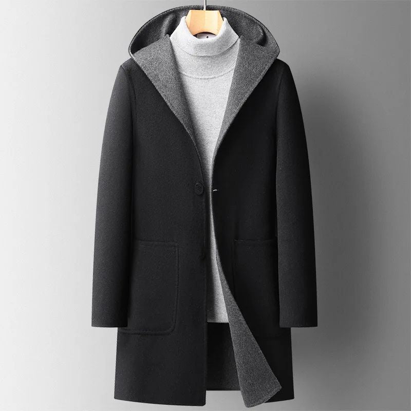 Herren Winterjacke mit Kapuze - Modell Leon
