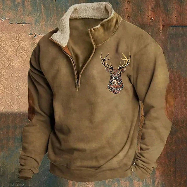 Herren Winterpullover aus Fleece - Hendrik