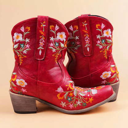 WasserdichteCowboy-Stiefel Damen Vintage Stil
