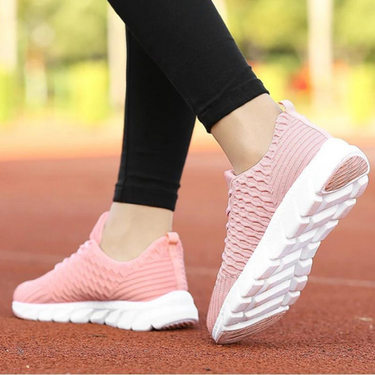 Damen Sneaker Weiß Modisch Schuhe