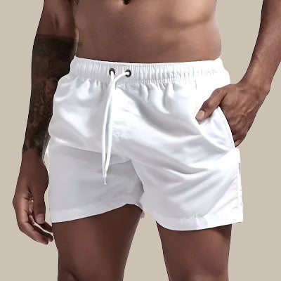 Herren Schwimmshorts Schnelltrocknend Sportlich Basic