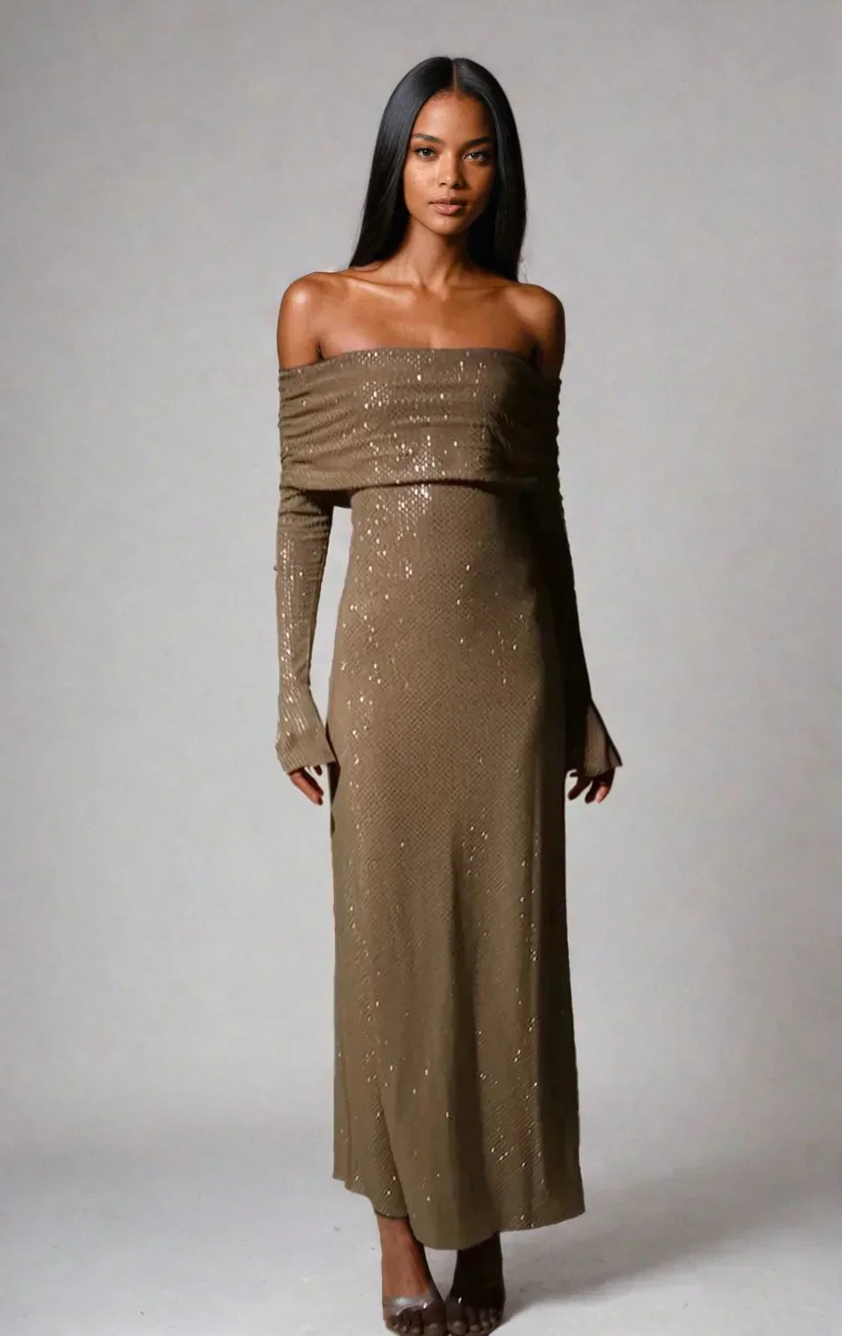 Elegantes Abendkleid Damen Feierlichkeiten Formell - BerlinGlamour
