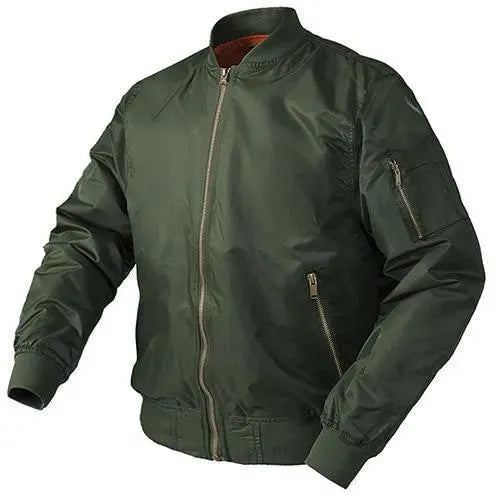 Bomberjacke Herren Leder Vintage Style