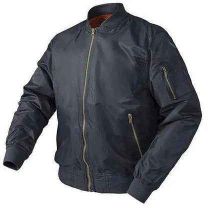 Bomberjacke Herren Leder Vintage Style