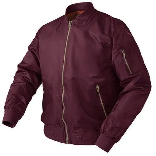 Bomberjacke Herren Leder Vintage Style