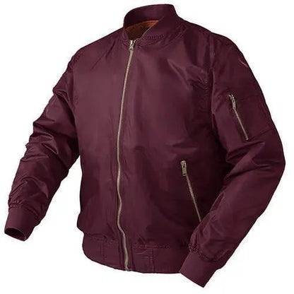 Bomberjacke Herren Leder Vintage Style