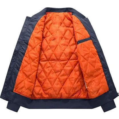 Bomberjacke Herren Leder Vintage Style - BerlinGlamour