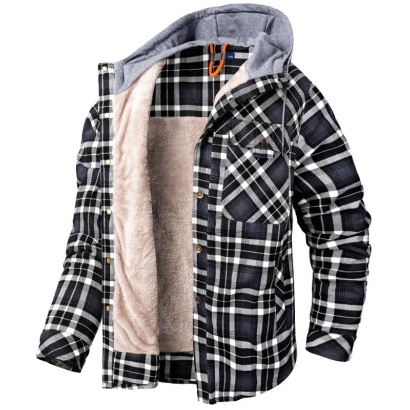 Herren Jacke Melano Leder Schwarz - BerlinGlamour