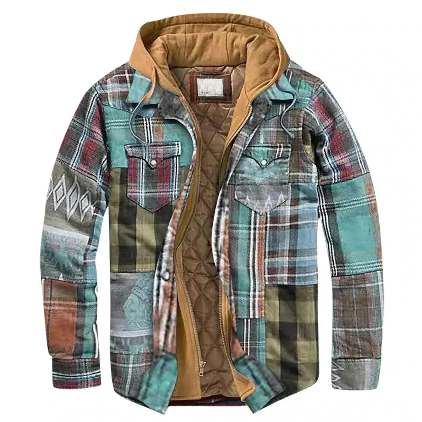 Herren-Flanell Winterjacke Marcel