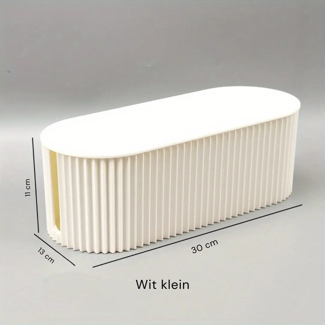 Kabelbox Schreibtisch Organizer Weiß Kabelmanagement Aufbewahrung