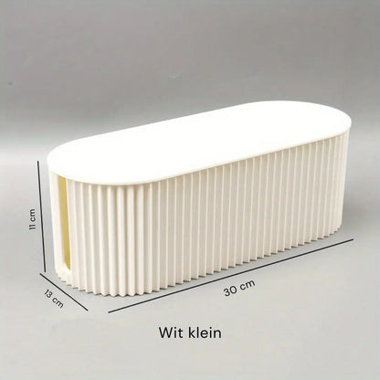 Kabelbox Schreibtisch Organizer Weiß Kabelmanagement Aufbewahrung