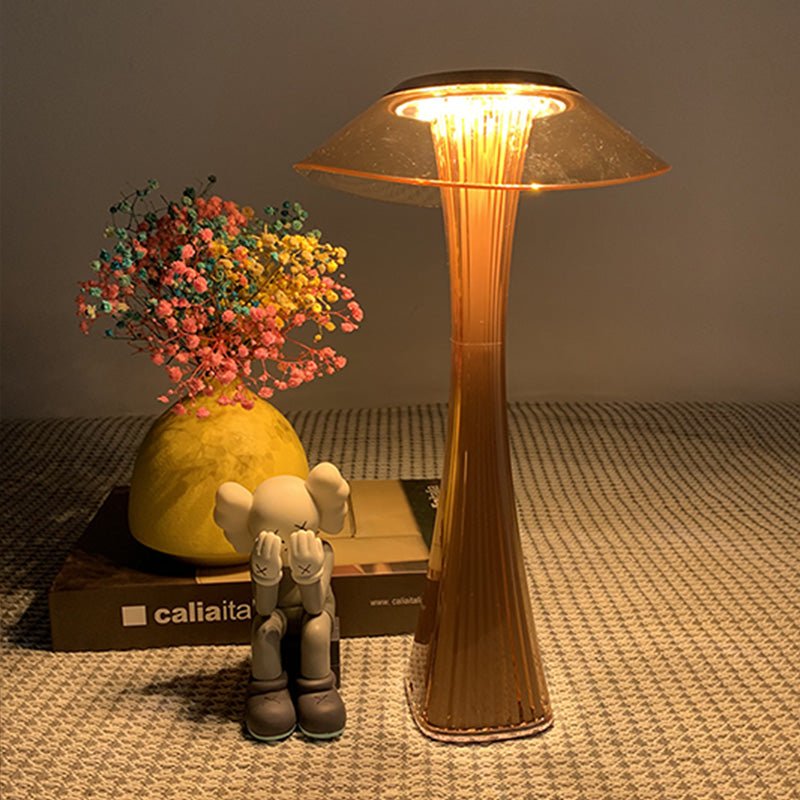 Tischlampe LED Kristall mit Touch-Dimmer und Farbwechsel