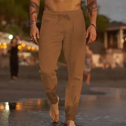 Bequeme Herren Leinenhose Sommer Leicht