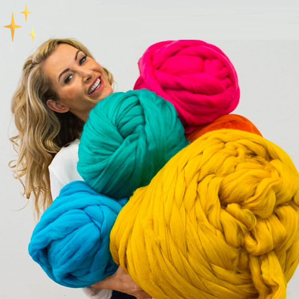 XXL Strickgarn 1000g Dickes Garn Luxus Qualität