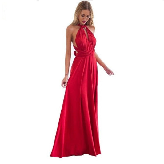 Elegantes Maxikleid Ohne Rücken für Frauen Lang Abendkleid - BerlinGlamour