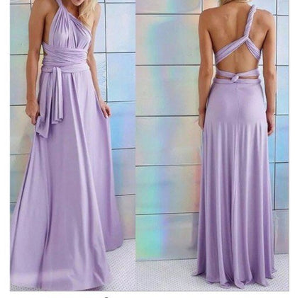 Elegantes Maxikleid Ohne Rücken für Frauen Lang Abendkleid