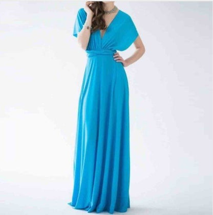 Elegantes Maxikleid Ohne Rücken für Frauen Lang Abendkleid