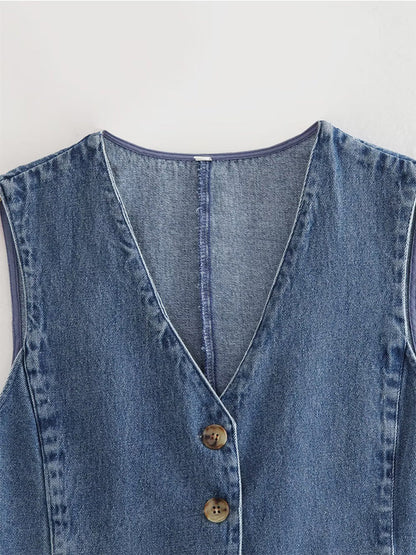 Blaue Damen Jeansjacke Modern Trendy