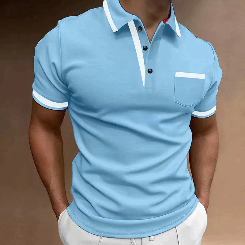 Herren Polo Shirt Elegantes Slim Fit Qualität