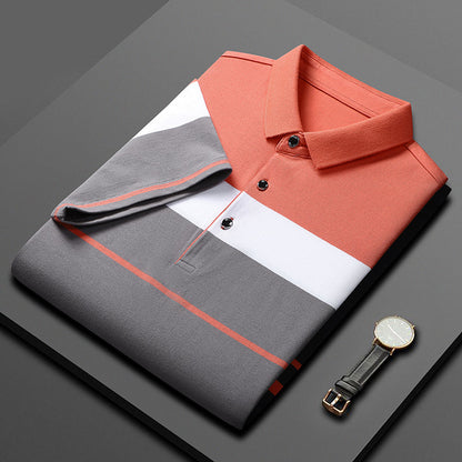 Herren Polo klassisch modern mit V-Ausschnitt